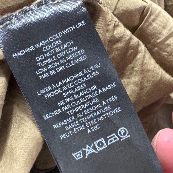 Anthropologie Pilcro Women's Utility Suspender Cross Strap Apron Skirt Sz XS - Picture 10 of 10